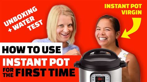 test instant pot seal water|instant pot first time water test.